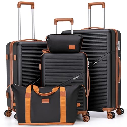 Cosbarn Luggage Sets 5 Piece Suitcases with Wheels