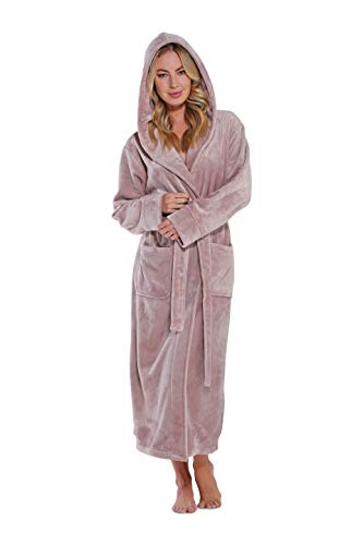 Turquaz Oversize Premium Luxury Ultra Soft Warm Robes for Women Plush Fleece Bathrobe for Women with and Spacious Pockets