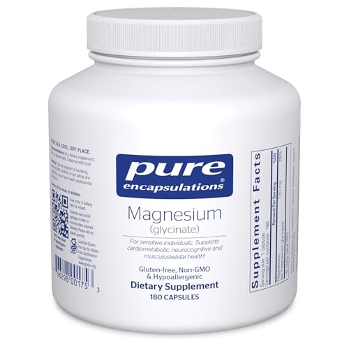 Pure Encapsulations Magnesium (Glycinate), 180 Capsules
