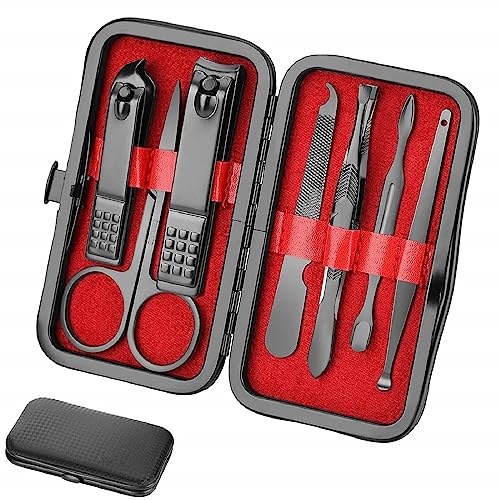 Aceoce Manicure Set Nail Clippers Set Gifts for Men Manicure Pedicure Kit