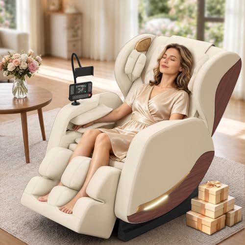 yewglen Massage Chair Full Body, 14 Fixed Rollers, Zero Gravity Recliner