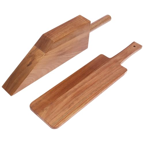 2Pcs Mattress Lifter Set Ergonomic Elevator Tool with Lever Style Handle Sturdy Wooden Construction Changing Sheet Lifter Heavy Duty Sheet Helper - Reduce Back Pain, Lift Mattress Easily