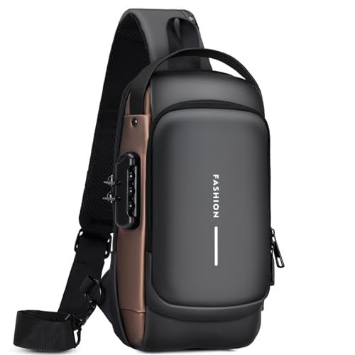 Rcrirth Sling Bag for Men | Anti-theft Crossbody Shoulder Chest Bag
