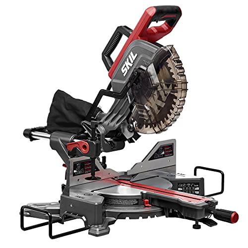 SKIL 10 Dual Bevel Sliding Compound Miter Saw-MS6305-00