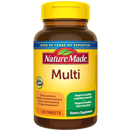 Nature Made Multivitamin Tablets with Iron, 130 Tablets