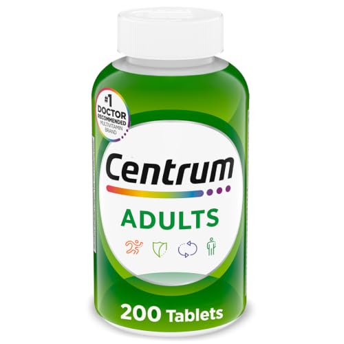 Centrum Multivitamin for Adults 18 and Over, 200 Tablets