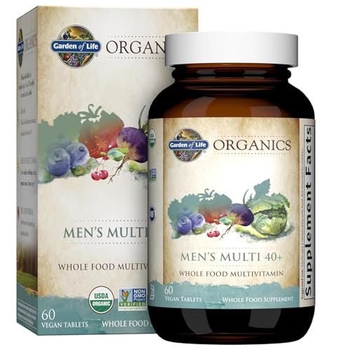 Garden of Life Organic Men's 40 Plus Multivitamin, 60 CT