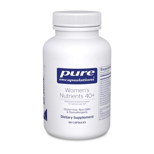 Pure Encapsulations Women's Nutrients 40+ - Multivitamin for Women Over 40 to Support Urinary Tract Health, Breast Cell Health & Eye Integrity* Vitamin C & E - Gluten-Free & Non-GMO - 90 Capsules