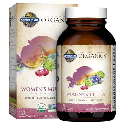 Garden Of Life, Organic Women's 40 Plus Multivitamin, 120 Count
