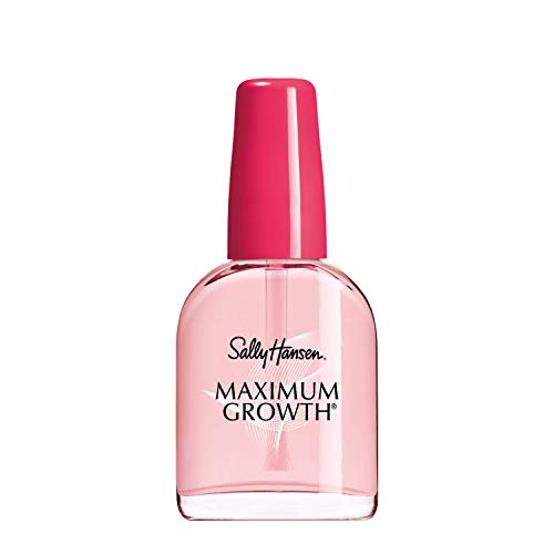 Sally Hansen Nail Treatment Maximum Growth® Nail Strengthener | Base Coat & Nail Protectant | Triple Protein & Silk Formula for Strong, Healthy Nails