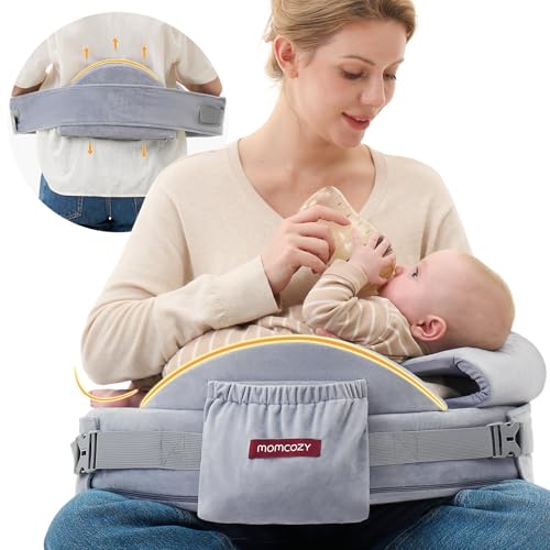 Momcozy CozyPro Nursing Pillow for Breastfeeding with Lumbar & Arm Support