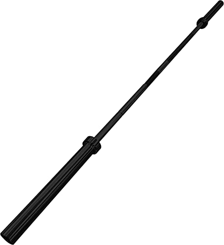 CAP 35 LB Olympic Barbell, 7ft Strength Training Weight Bar, Black