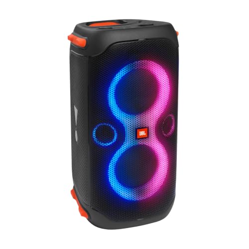 JBL PartyBox 110 - Portable Party Speaker with Built-in Lights, Powerful Sound and deep bass, Black