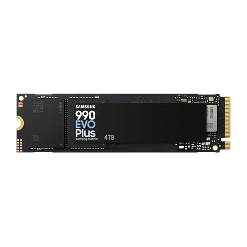 Samsung SSD 990 EVO Plus 4TB, PCIe Gen 4x4 | 5x2 M.2 2280, Up to 7,250 MB/s