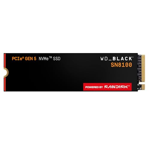 WD_Black SN8100 4TB NVMe SSD - PCIe 5.0x4, M.2 2280