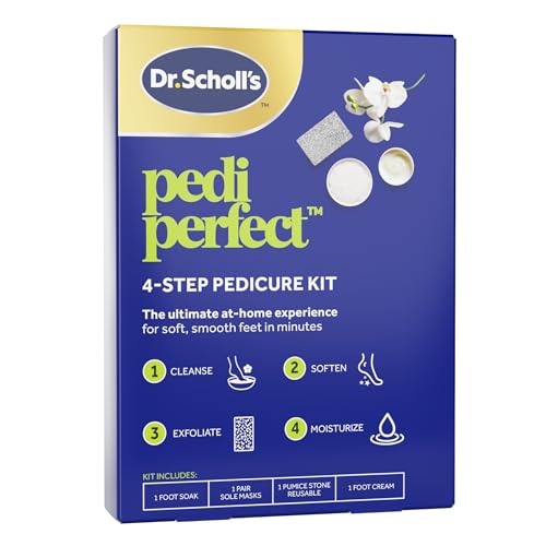 Dr. Scholl's Pedicure Kit, Foot Pumice Stone for Feet, Callus Remover