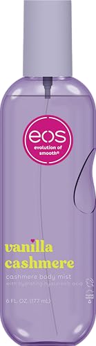eos Cashmere Body Mist- Vanilla, Body Spray for Women, Vegan, 6 fl oz