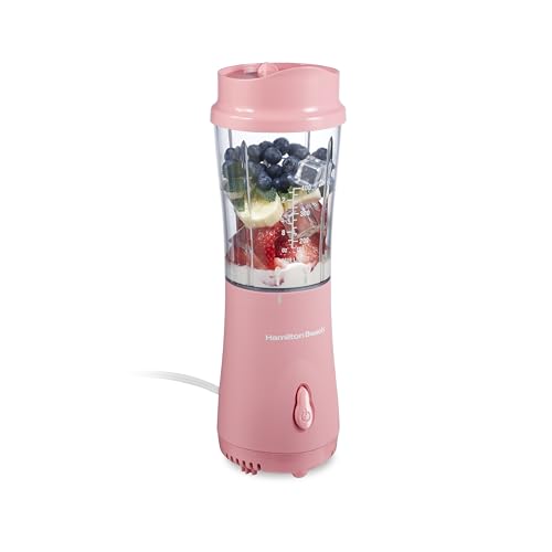 Hamilton Beach Portable Blender for Smoothies With 14 oz. Travel Jar