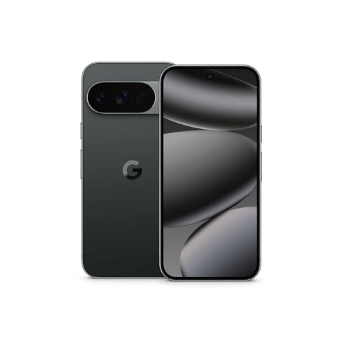 Google Pixel 10 Pro - Unlocked Android Smartphone - Gemini AI Assistant, Triple Rear Camera System, Fast-Charging 24+ Hour Battery, and 6.3" Super Actua Display - Obsidian - 128 GB (2025 Model)