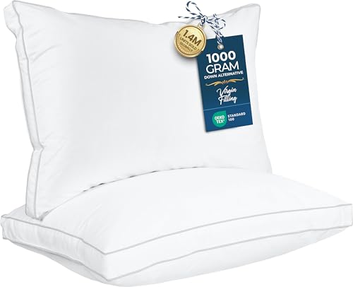 Utopia Bedding Down Alternative Bed Pillows for Sleeping Queen Size