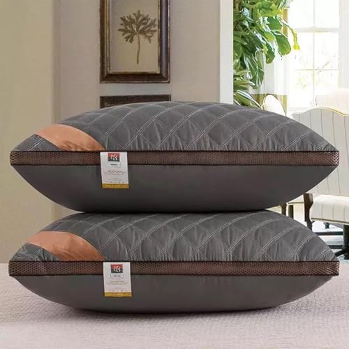 Hotel Pillows, Hotel-Grade Pillows Core, Soft and Supportive Bed Pillow for Sleeping, Soft Pillow for Back Side and Stomach Sleepers 1PC (C)
