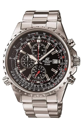 Casio Men's EF527D-1AV Edifice Stainless Steel Multi-Function Watch