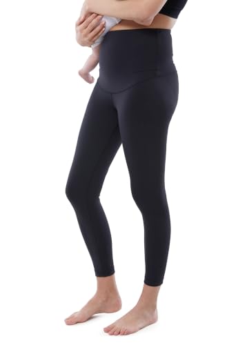 Ingrid & Isabel Basics Postpartum Compression Leggings, (Black | Small)