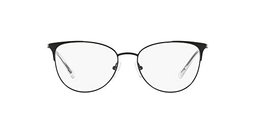 Armani Exchange A|X Womens AX1034 Cat Eye Prescription Eyewear Frames, Black/Demo Lens, 52 mm