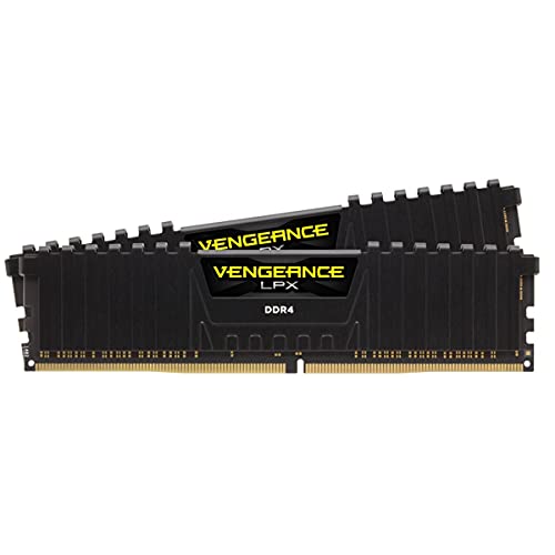 CORSAIR Vengeance LPX DDR4 RAM 16GB (2x8GB) Up to 3200MHz CL16-20-20-38 1.35V Intel AMD Desktop Computer Memory - Black (CMK16GX4M2E3200C16)