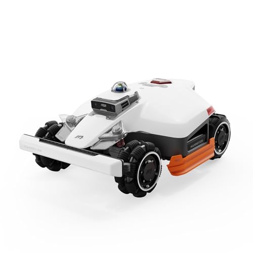 Mammotion LUBA 3 AWD 5000H Robot Lawn Mower for 1.25 Acres, 360° LiDAR+NetRTK+AI Vision Tri-Fusion Positioning, All-Wheel-Drive for 80% Slopes, 50 Multi-Zone Management, Cutting Height 2.2"-4.0"
