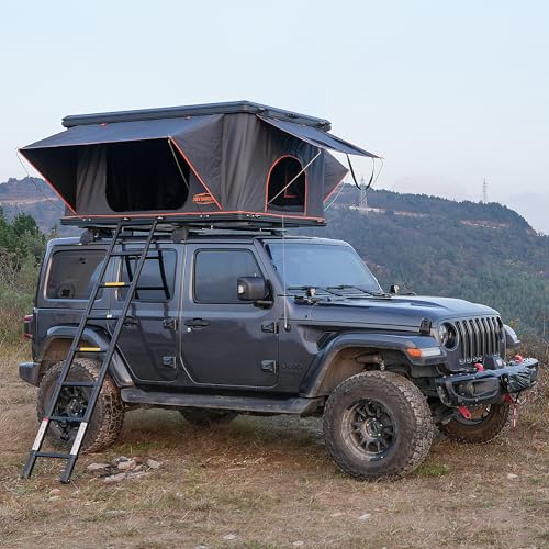 Rooftop Tent Hard Shell with Winter Insulation for 4-Season Camping