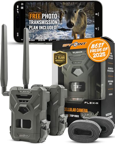 SPYPOINT Flex-M Twin Pack Cellular Trail Cameras
