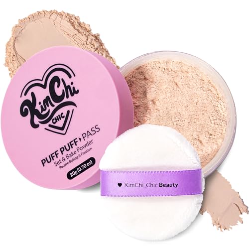 KimChiChic Beauty Puff Puff Pass Set & Bake Loose Setting Powder Makeup