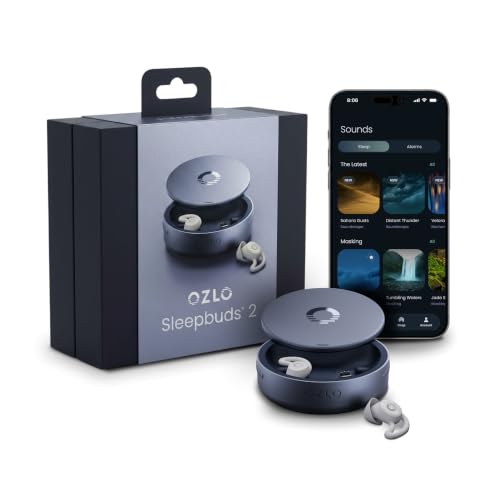 Ozlo Sleepbuds® 2 - Sleep Earbuds, Snoring & Noise Masking Headphones