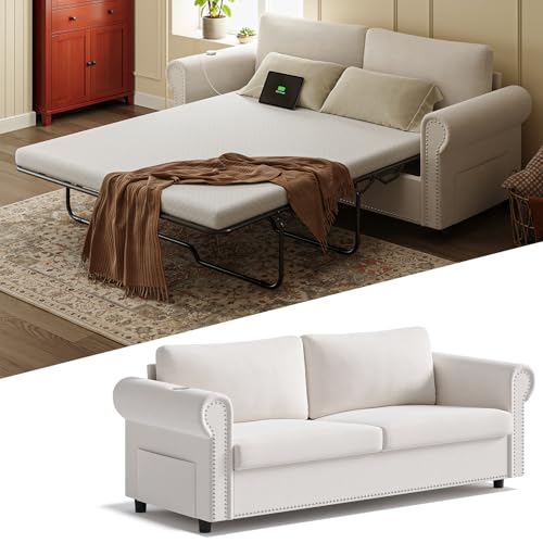 TROMIRY Queen Pull Out Sofa Bed