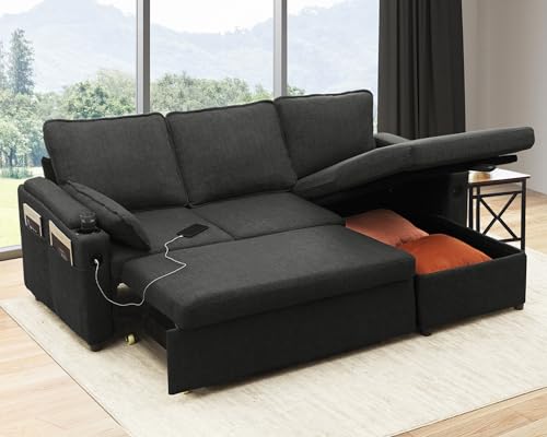 DURASPACE Sofa Bed Sleeper Pull Out 2 in 1 Sectional
