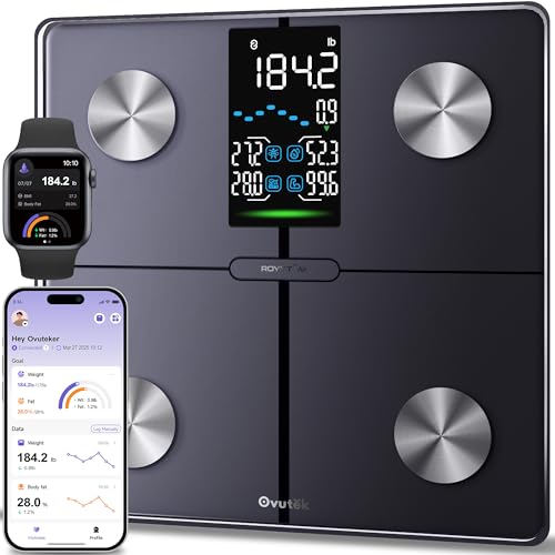 Ovutek Smart Digital Scale for Body Weight, Body Fat and BMI, FSA Eligible