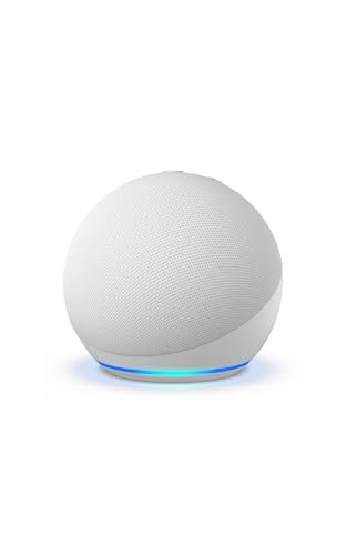 Amazon Echo Dot (newest model) - Vibrant sounding speaker, Designed for Alexa+, Great for bedrooms, dining rooms and offices, Glacier White