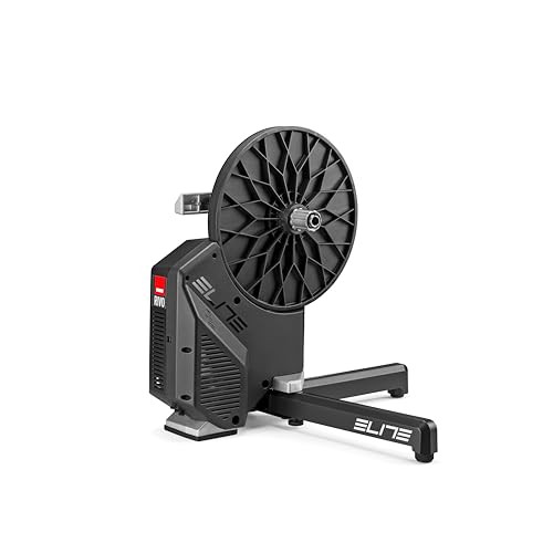 Elite Rivo Direct Drive Smart Trainer - Indoor Cycling Trainer, ±2.5% Power Accuracy, WiFi + Bluetooth, Ultra-Quiet, Compact Foldable, Zwift Compatible (Cassette Not Included)