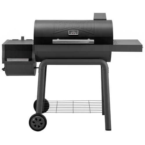 Feasto Heavy-Duty 30-Inch Charcoal Grill with Offset Smoker Grill