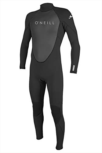 O'Neill Men's Reactor-2 3/2mm Back Zip Full Wetsuit, Black/Black, XL