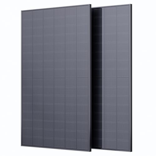 Callsun 450W Bifacial Solar Panel 2-Pack (900W Total), N-Type 16BB Monocrystalline, Double-Glass, Dual-Module Parallel Anti-Shade Design, 25.6% Efficiency, for Home Rooftops, RVs, Off-Grid Systems