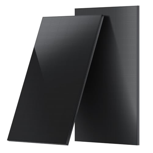 STAR 2PCS 495W Bifacial Solar Panel, UL61730 N-Type with Frameless Design