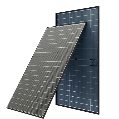 JJN Bifacial 2Pcs 425 Watt N-Type Solar Panel, Total 850W, UL 61730, 16BB