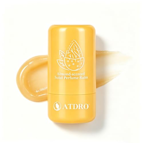 Almond Caramel Solid Perfume Vegan Alcohol-Free Portable Scent Stick Women