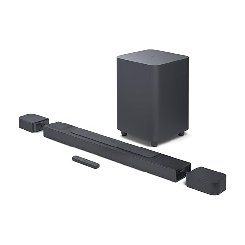 JBL Bar 800-5.1.2-Channel soundbar with Detachable Surround Speakers and Dolby Atmos®, 10” Wireless subwoofer, Built-in Wi-Fi with AirPlay, Alexa Multi-Room Music and Chromecast (Black)