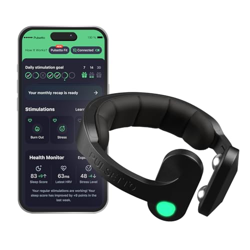 Pulsetto FIT (V2) Wellness Wearable – Relaxation, Sleep & Daily Wellness Support Device