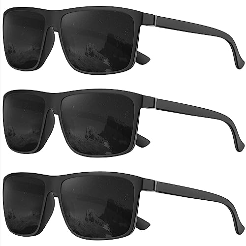 KALIYADI Polarized Sunglasses for Men and Women Mens Sunglasses Polarized with UV Protection for Driving Fishing Golf (3 Packs)