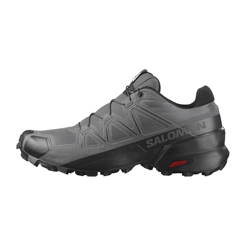 Salomon Men’s Speedcross Trail Running Shoes - Magnet/Black/Magnet - 7.5