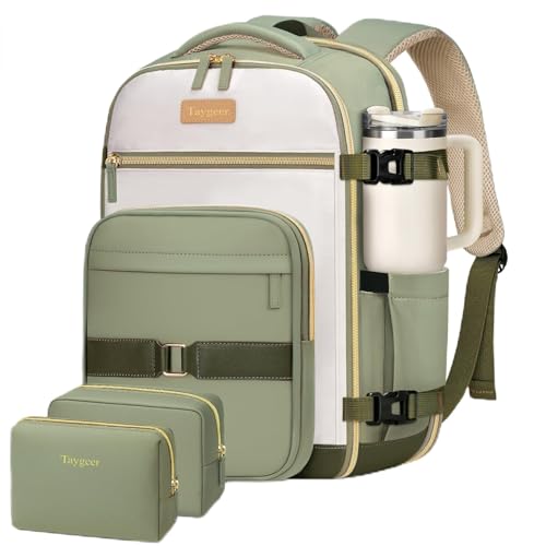 Taygeer Personal Item Backpack for Airlines, 35L Travel Carry on Backpack